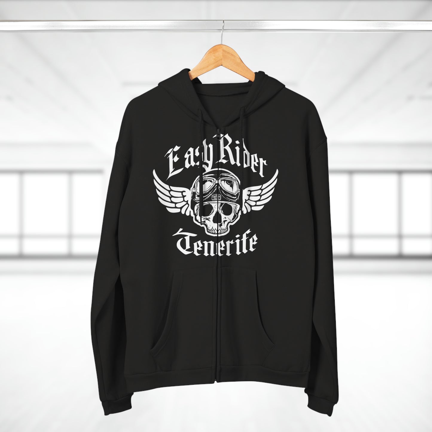 Easy Rider Tenerife - Unisex Hooded Zip Sweatshirt