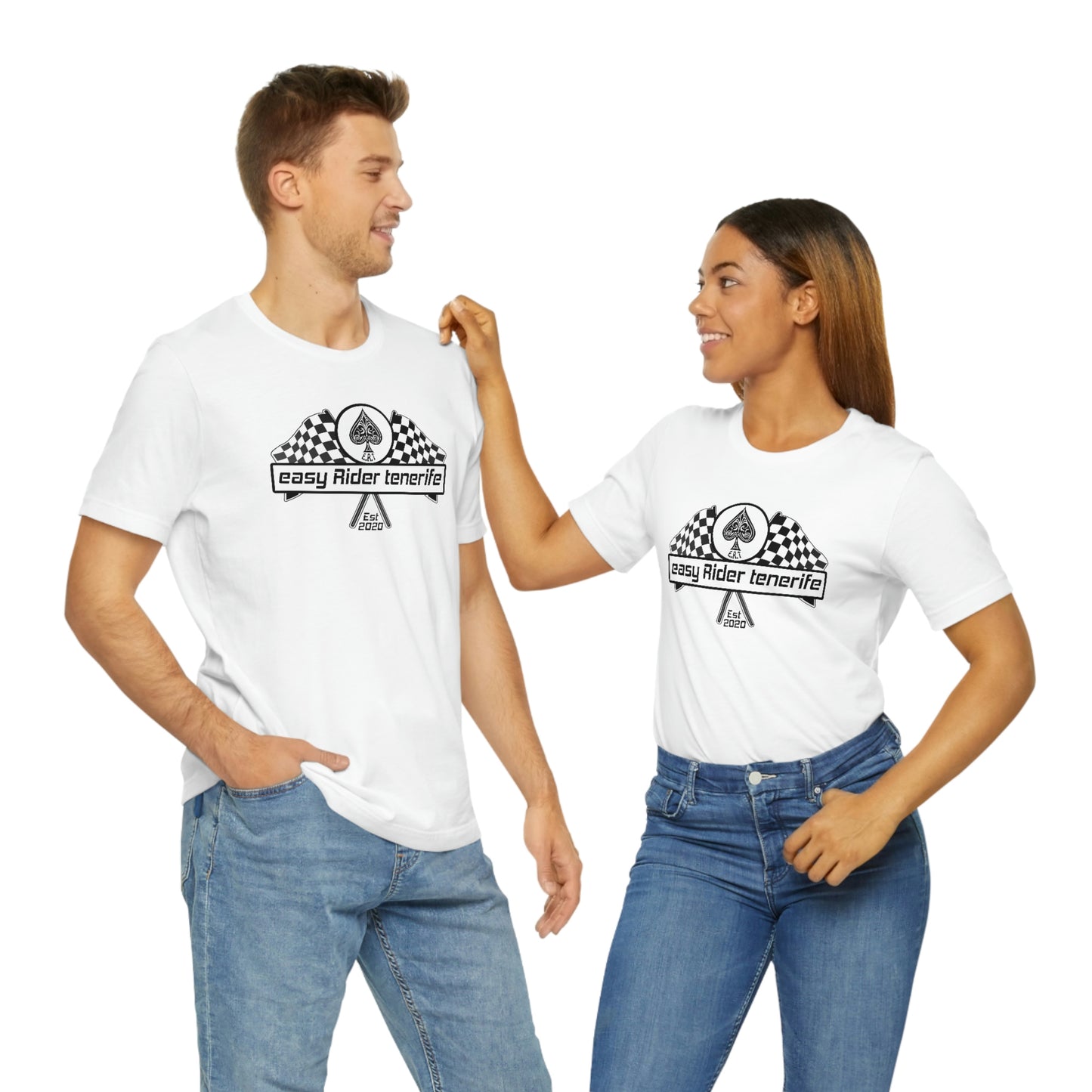 Easy Rider Tenerife Classic Logo Unisex Jersey Short Sleeve Tee