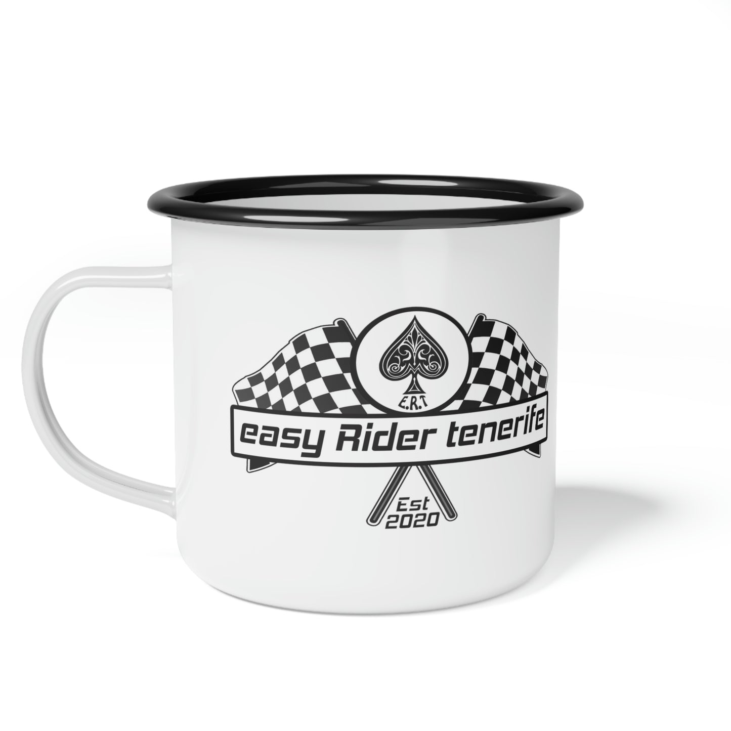 Easy Rider Tenerife Classic Logo Enamel Camp Cup