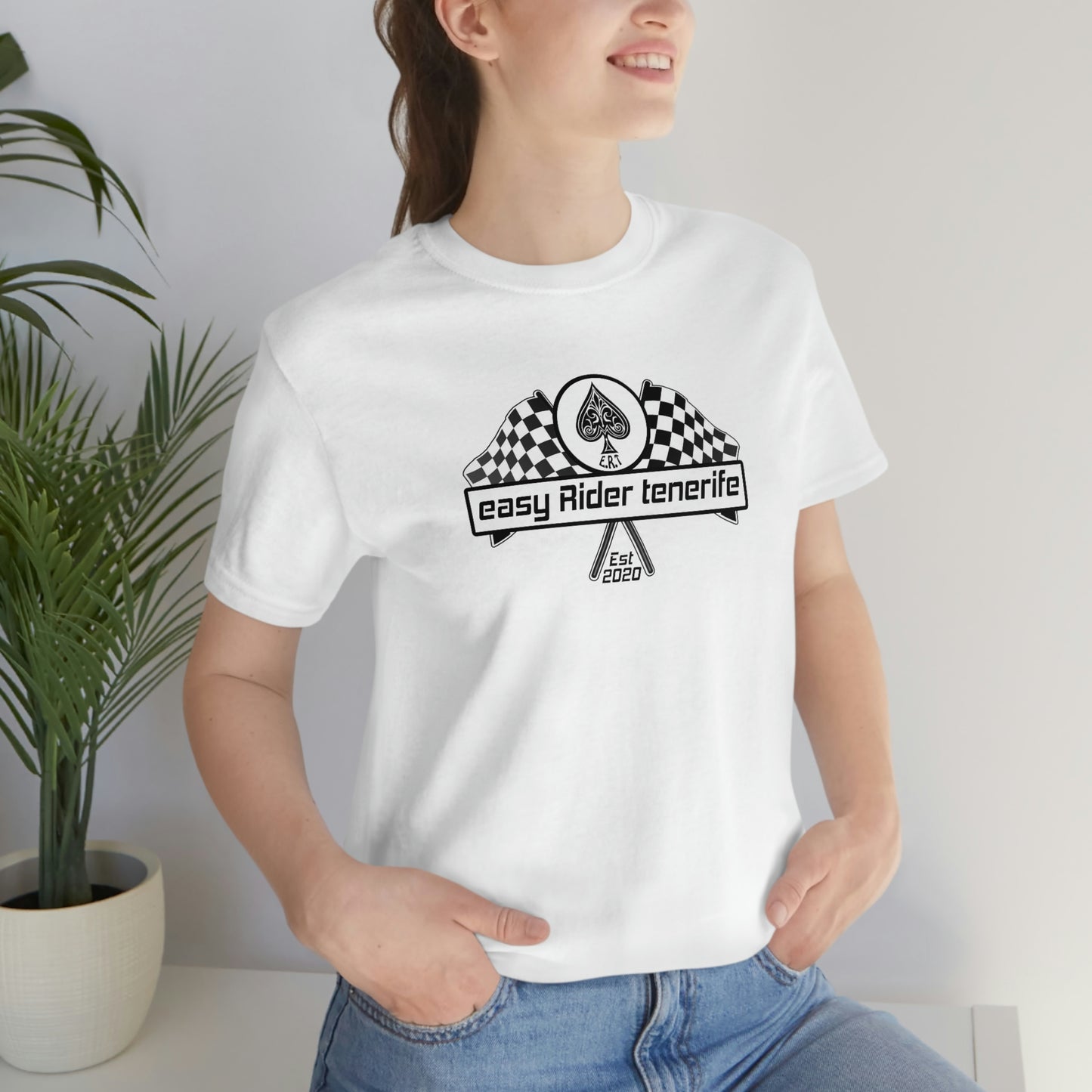 Easy Rider Tenerife Classic Logo Unisex Jersey Short Sleeve Tee