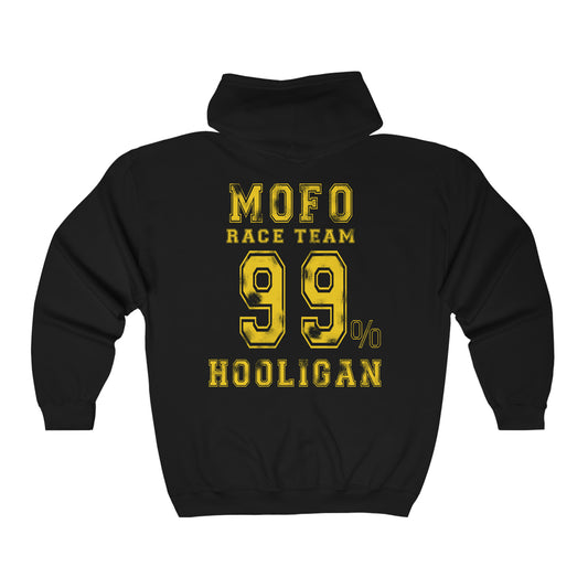 ERT  Speed Division - MOFO Race Team 99% Hooligan - Full Zip Hooded Sweatshirt