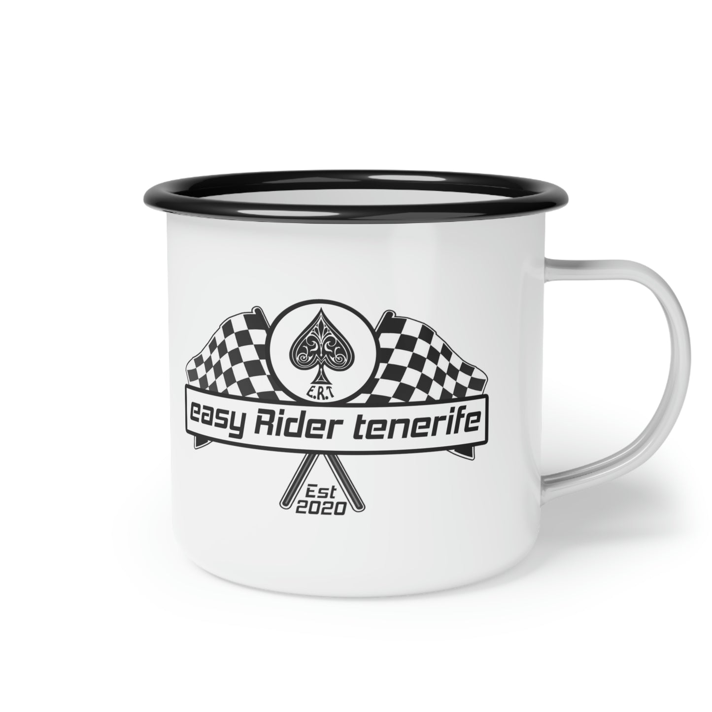 Easy Rider Tenerife Classic Logo Enamel Camp Cup